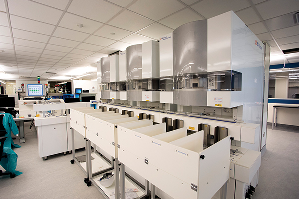 Incubator modules for the automation line in the microbiology laboratory. 