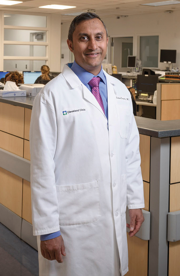 Dr. Rakesh Engineer at the Cleveland Clinic. Early adoption of the next-generation troponin had a downside: He and colleagues could not turn to data from other U.S. institutions to guide them. But creating something fresh allowed them to be responsive to the needs of their colleagues—a bottom-up approach. 