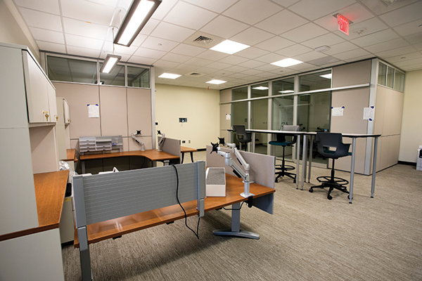 A collaborative area for faculty.