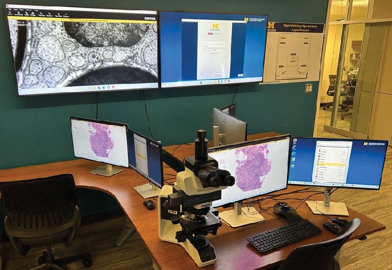 Evolved sign-out room configuration