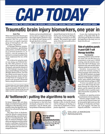 Compare Products - CAP TODAY