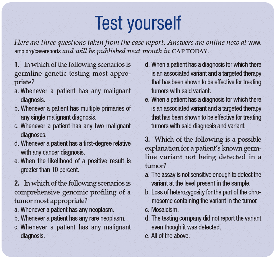 Test yourself questions