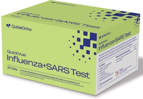 Quickvue Influenza + SARS test